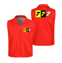 Thumbnail for Flat Colourful 777 Designed Thin Style Vests