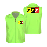 Thumbnail for Flat Colourful 777 Designed Thin Style Vests