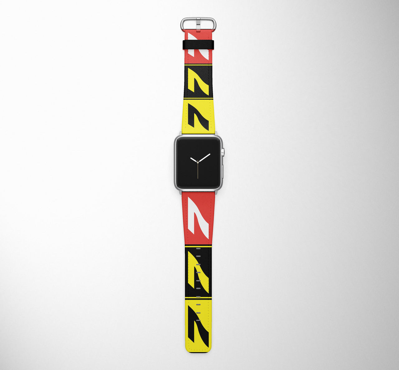 Flat Colourful 777 Designed Leather Apple Watch Straps