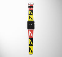 Thumbnail for Flat Colourful 777 Designed Leather Apple Watch Straps