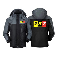 Thumbnail for Flat Colourful 787 Designed Thick Winter Jackets