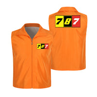 Thumbnail for Flat Colourful 787 Designed Thin Style Vests