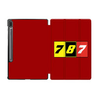 Thumbnail for Flat Colourful 787 Designed Samsung Tablet Cases