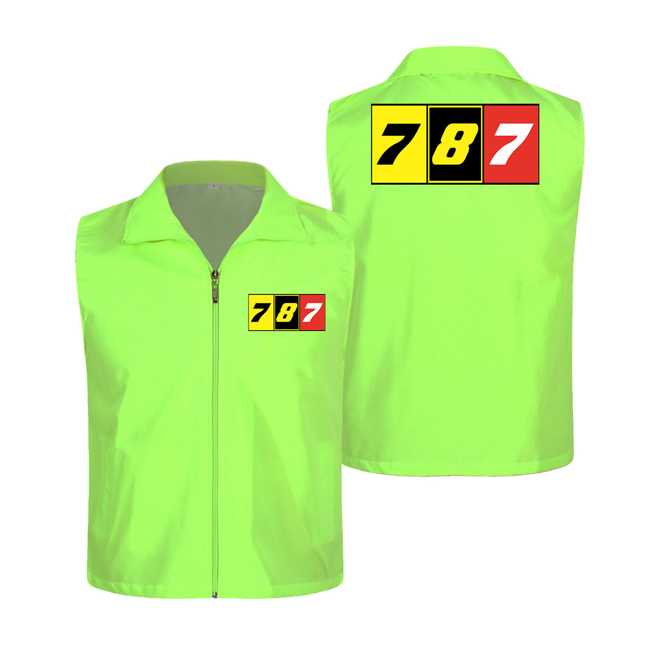 Flat Colourful 787 Designed Thin Style Vests