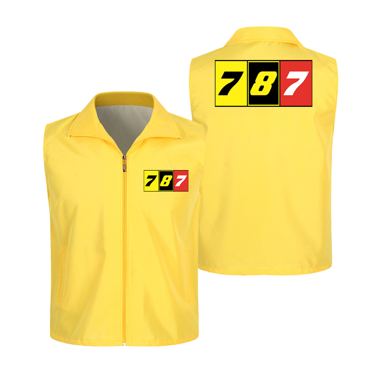 Flat Colourful 787 Designed Thin Style Vests