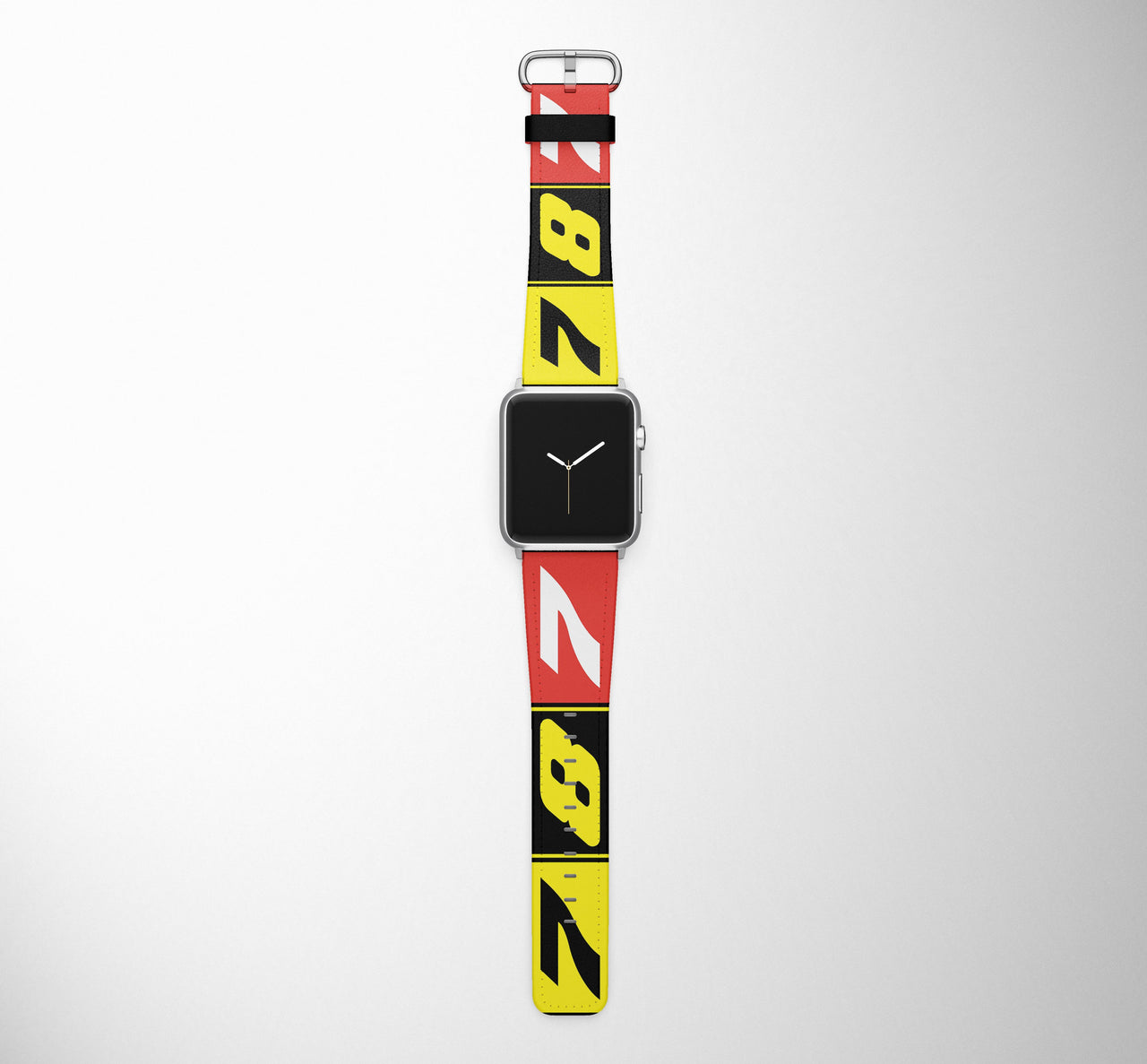 Flat Colourful 787 Designed Leather Apple Watch Straps