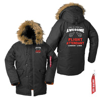 Thumbnail for Flight Attendant Designed Parka Bomber Jackets