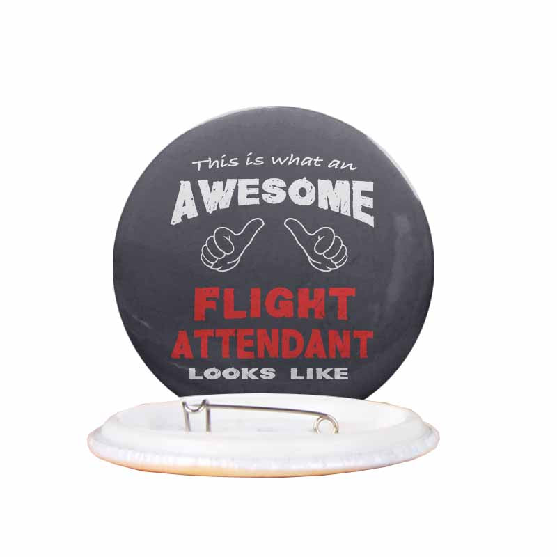 Flight Attendant Designed Pins