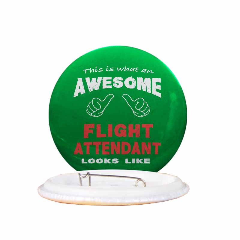 Flight Attendant Designed Pins