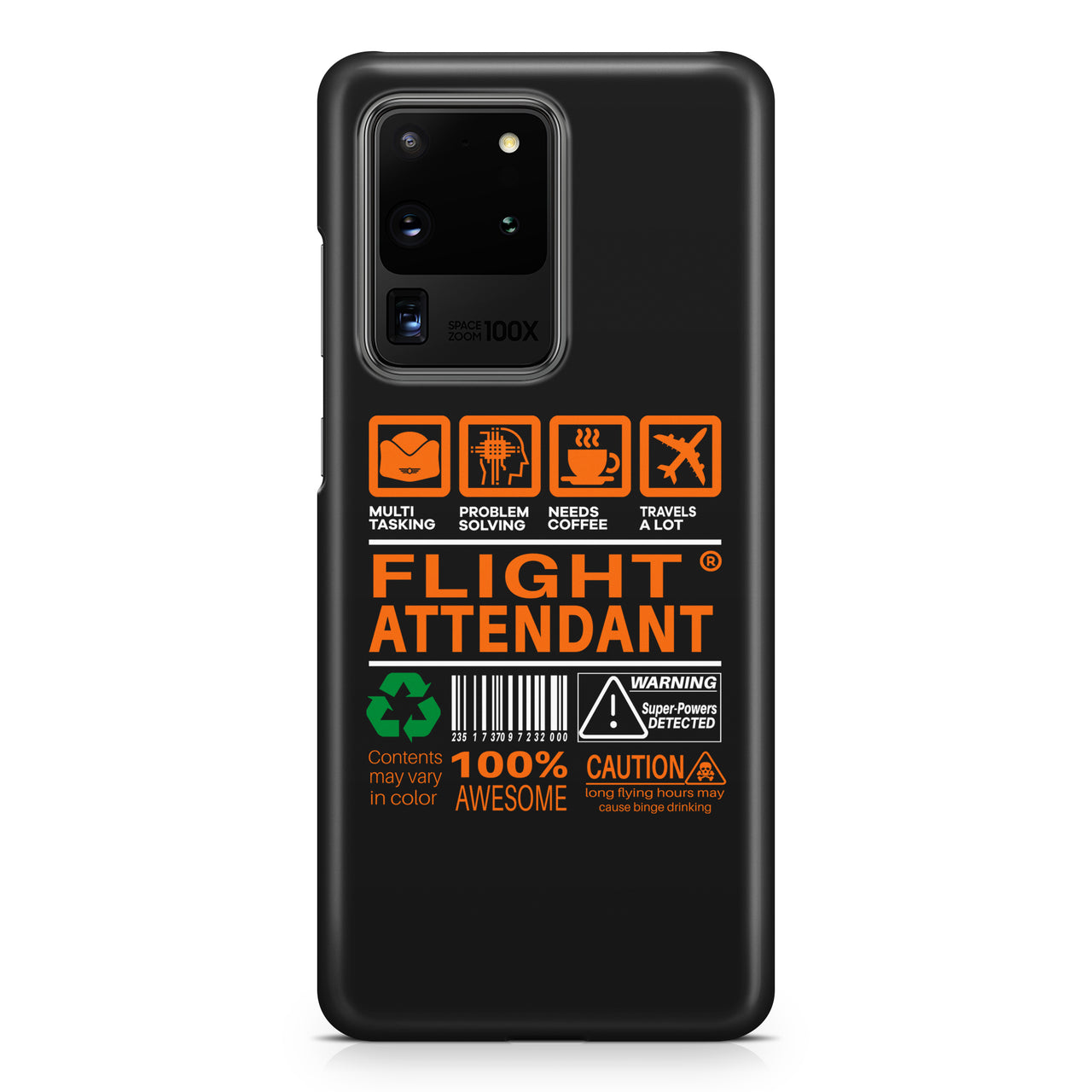 Flight Attendant Label Samsung A Cases