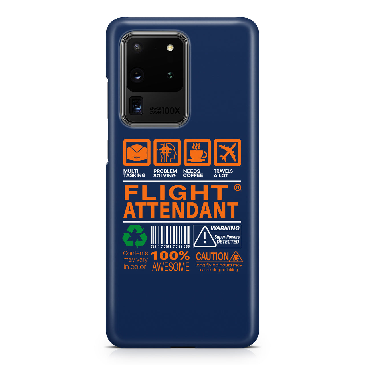Flight Attendant Label Samsung S & Note Cases