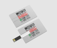 Thumbnail for Flight Attendant Label Designed USB Cards
