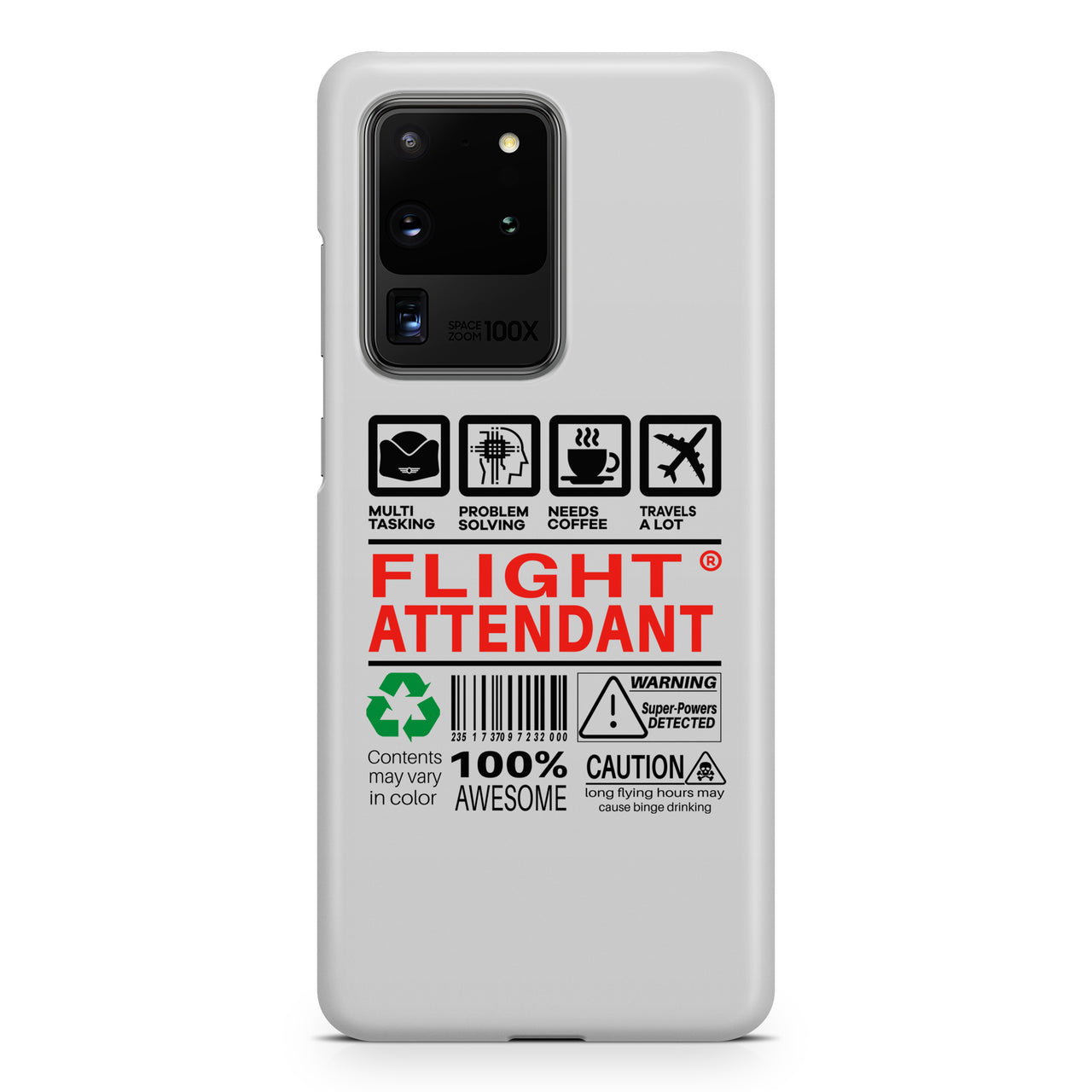 Flight Attendant Label Samsung A Cases