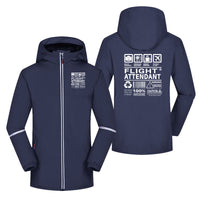 Thumbnail for Flight Attendant Label Designed Rain Coats & Jackets