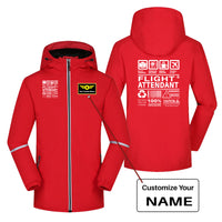 Thumbnail for Flight Attendant Label Designed Rain Coats & Jackets