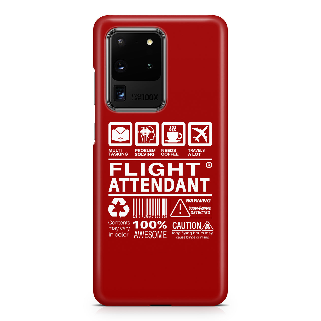Flight Attendant Label Samsung A Cases