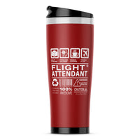 Thumbnail for Flight Attendant Label Designed Travel Mugs