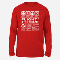 Thumbnail for Flight Attendant Label Designed Long-Sleeve T-Shirts