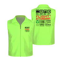 Thumbnail for Flight Attendant Label Designed Thin Style Vests