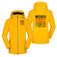Thumbnail for Flight Attendant Label Designed Rain Coats & Jackets