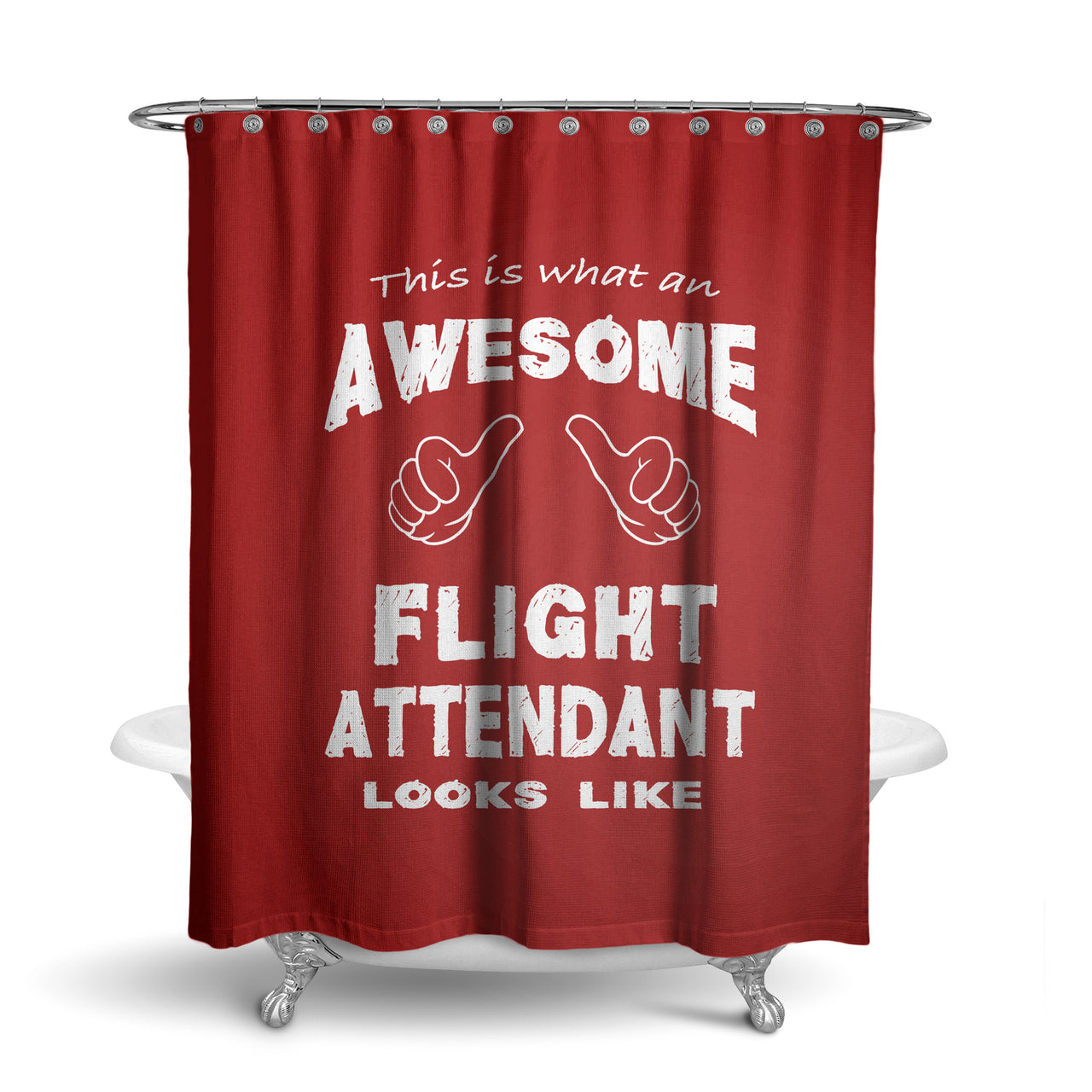 Flight Attendant Designed Shower Curtains