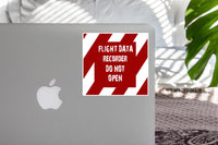 Thumbnail for Flight Data Recorder - Do Not Open Designed Stickers