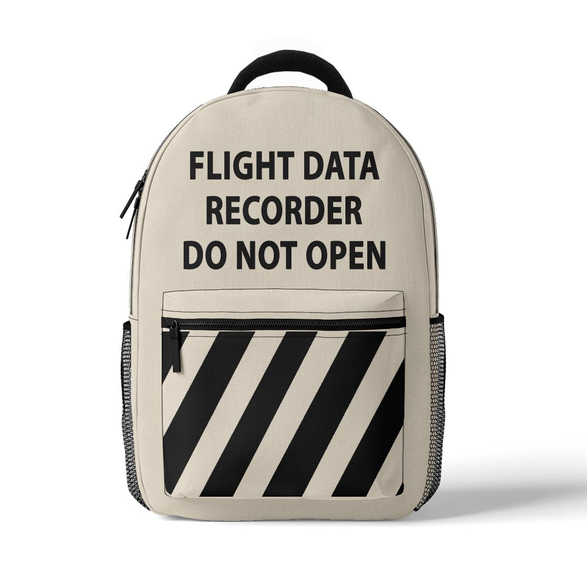Flight Data Recorder Do Not Open Designed 3D Backpacks – Aviation Shop