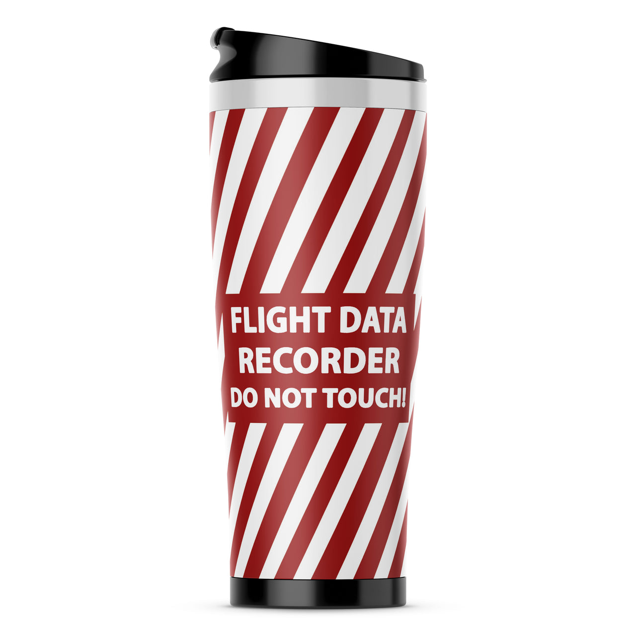 Flight Data Recorder Do Not TOUCH Designed Travel Mugs