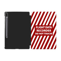 Thumbnail for Flight Data Recorder Do Not TOUCH Designed Samsung Tablet Cases