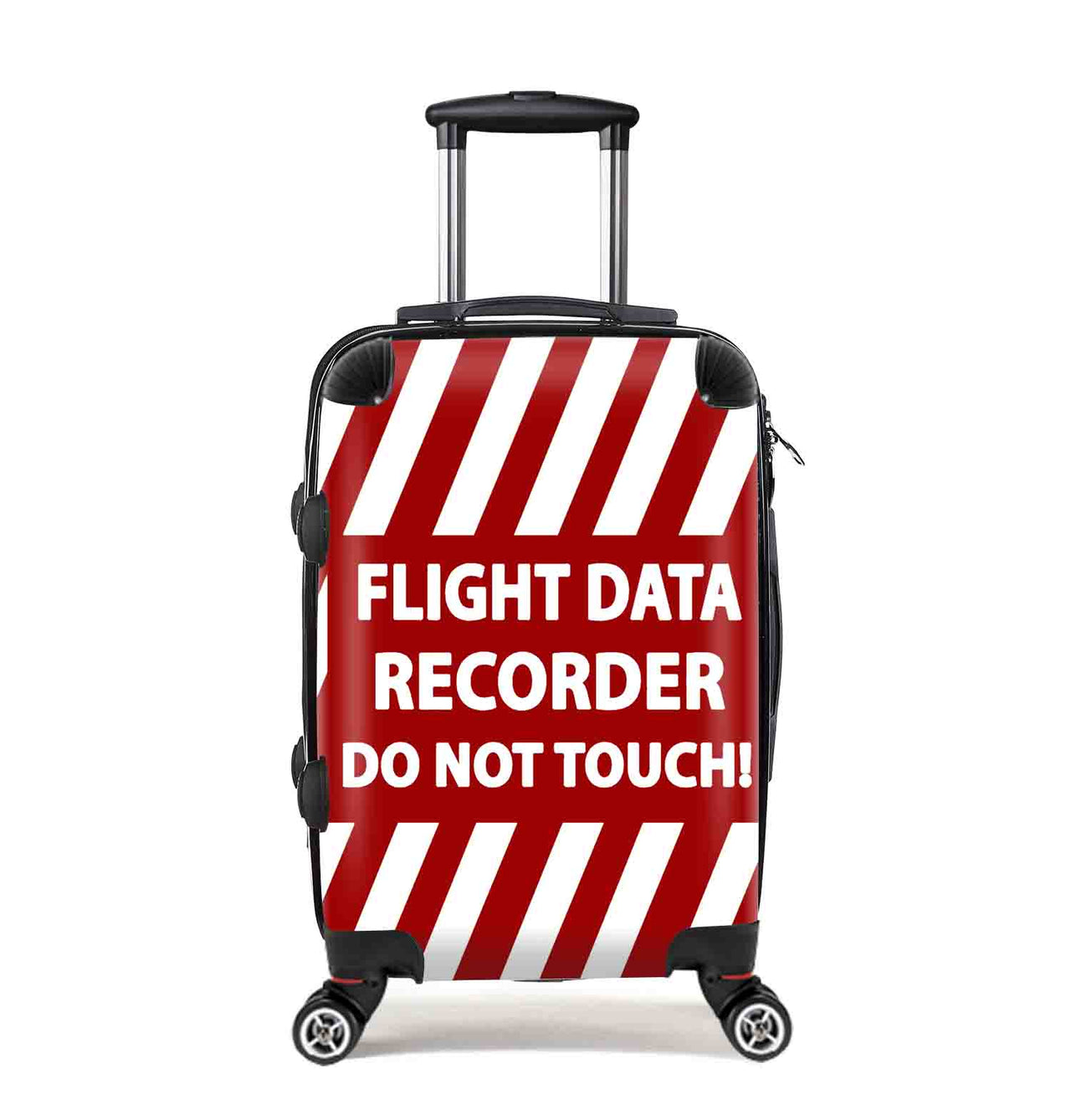 Flight Data Recorder Do Not TOUCH Designed Cabin Size Luggages