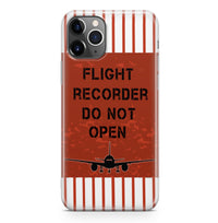 Thumbnail for Flight Recorder Do Not Open Designed iPhone Cases