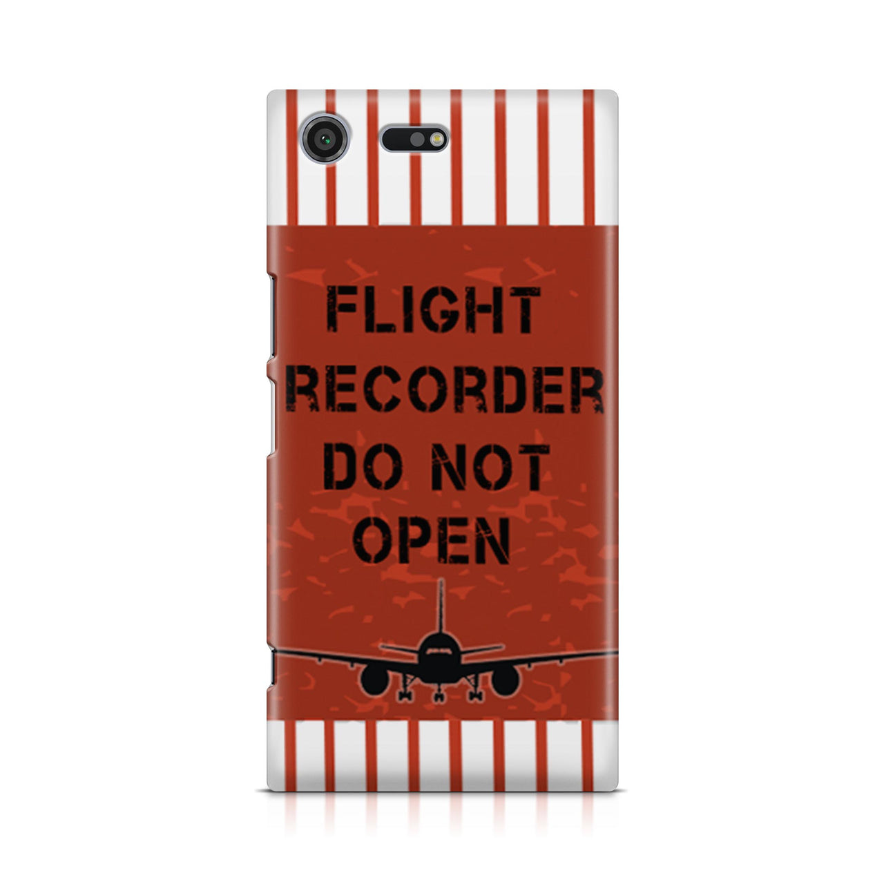 Flight Recorder Do Not Open Designed Sony Cases