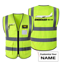 Thumbnail for The Embraer ERJ-175 Designed Reflective Vests
