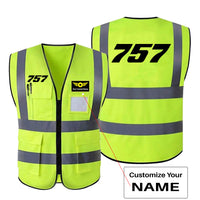Thumbnail for 757 Flat Text Designed Reflective Vests