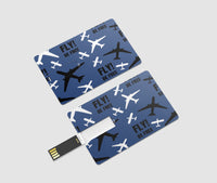 Thumbnail for Fly Be Free Blue Designed USB Cards