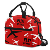 Thumbnail for Fly Be Free Red Designed Lunch Bags