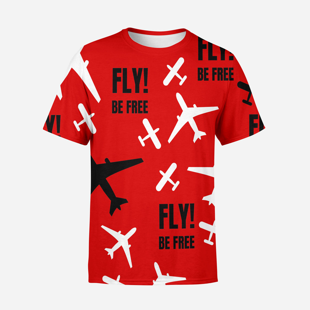 Fly Be Free Designed 3D T-Shirts