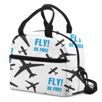 Thumbnail for Fly Be Free White Designed Lunch Bags
