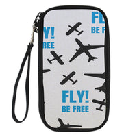 Thumbnail for Fly Be Free White Designed Travel Cases & Wallets