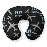 Thumbnail for Fly Be Free (Black) Travel & Boppy Pillows