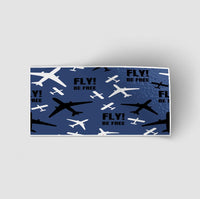 Thumbnail for Fly Be Free (Blue) Designed Stickers