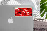 Thumbnail for Fly Be Free (Red) Designed Stickers