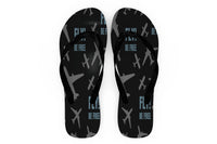 Thumbnail for Fly Be Free Designed Slippers (Flip Flops)