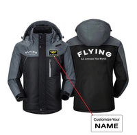 Thumbnail for Flying All Around The World Designed Thick Winter Jackets