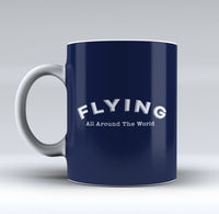 Thumbnail for Flying All Around The World Designed Mugs