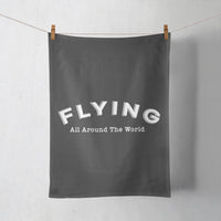 Thumbnail for Flying All Around The World Designed Towels