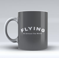 Thumbnail for Flying All Around The World Designed Mugs