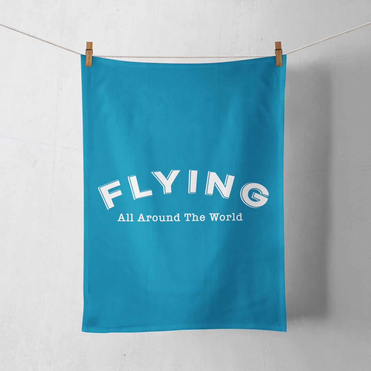 Flying All Around The World Designed Towels