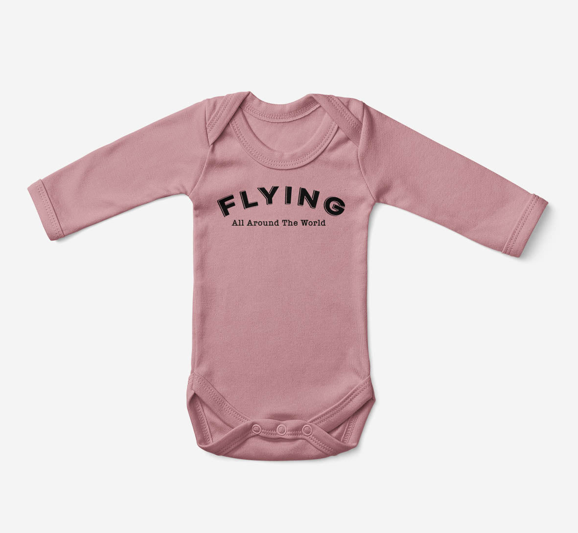 Flying All Around The World Designed Baby Bodysuits