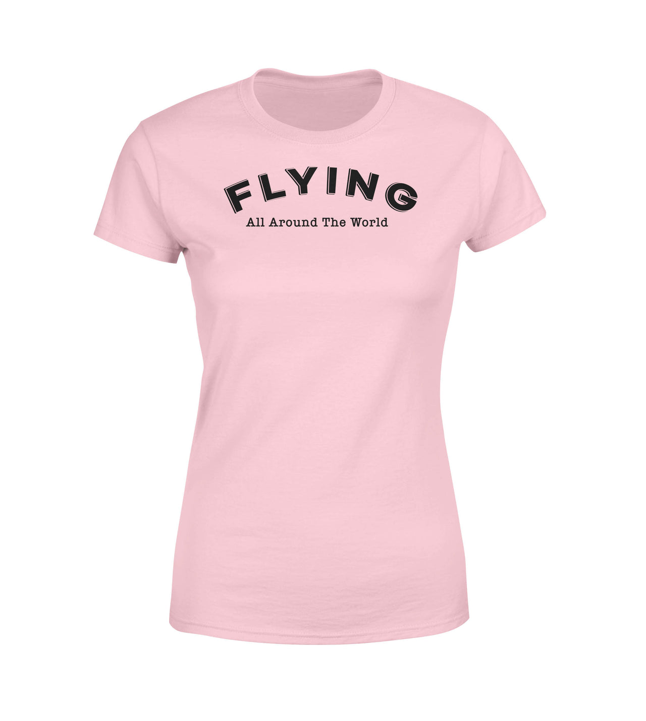 Flying All Around The World Designed Women T-Shirts